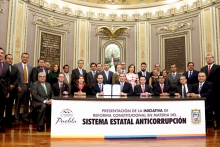 Moreno Valle presenta al Congreso la reforma constitucional para crear el Sistema Estatal Anticorrupción